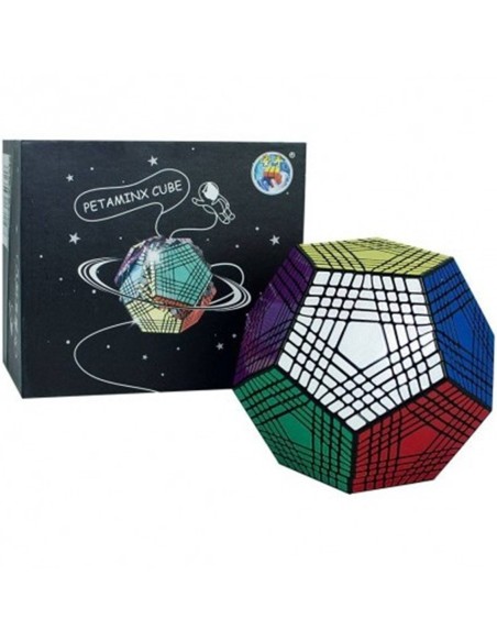 Cubo de rubik shengshou petaminx dodecaedro 9x9 negro