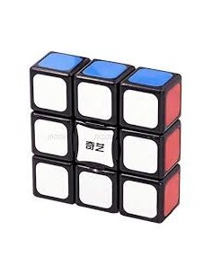Cubo de rubik qiyi super floppy 3x3x1 bordes negros