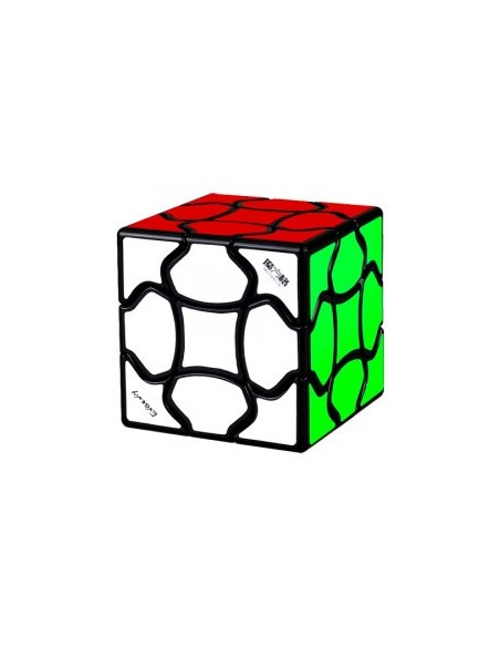 Cubo de rubik qiyi fluffy 3x3 bordes negros