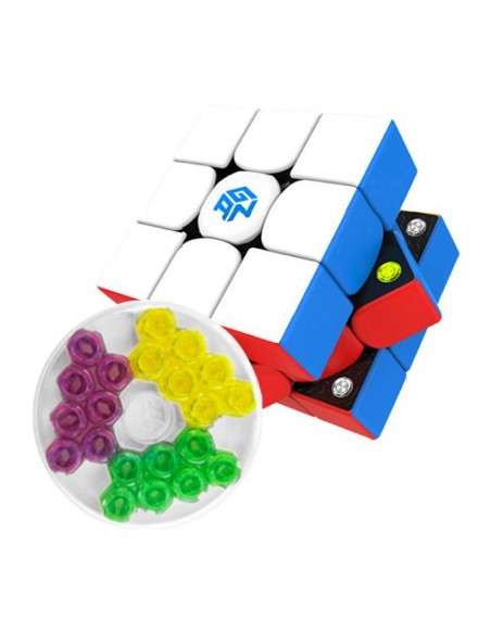 Cubo de rubik gan 356 m 3x3 magnetico stk multicolor