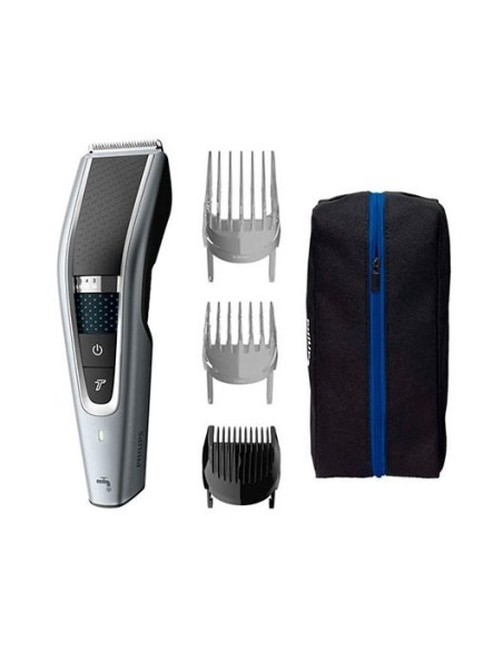 Cortapelos philips hairclipper 5000 hc5630  15 28 ajustes  3 peines  90m autonomia  lavable  fu