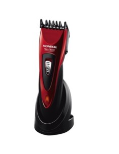 Cortapelos mondial cr  04 6 accesorios  2 guias  recargable  60 minutos