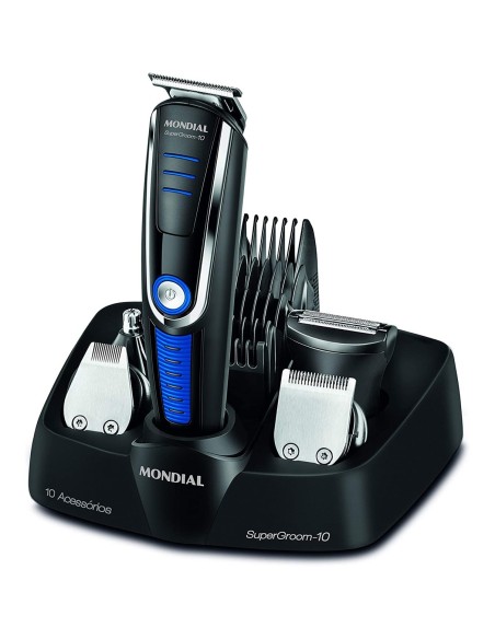 Cortapelos mondial bg  03 5 cabezales intercambiables