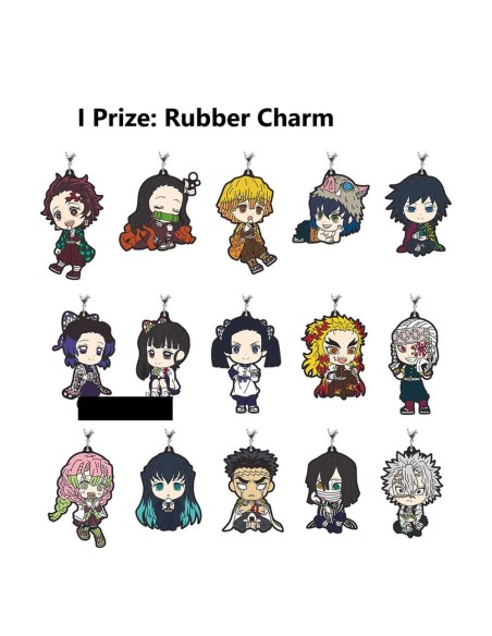 Colgante de goma demon slayer exclusivo kuji premio i 1 unidad