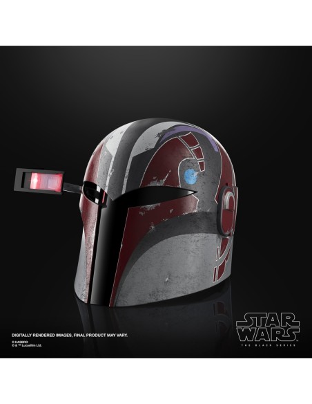 Casco electrónico hasbro star wars the black series ahsoka sabine wren