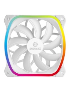 Ventilador caja gaming enermax squa rgb 120 mm blanco