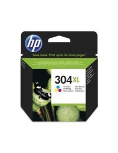 Cartucho tinta hp n9k07ae tricolor 304xl deskjet 3720 3721 3723 3730 3732 3752