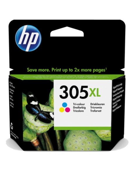 Cartucho tinta hp 305xl 3ym63ae tricolor deskjet 1210  1212