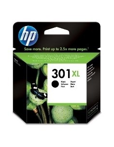 Cartucho tinta hp 301xl ch563ee negro 8ml 1050  c5324  c5370  c5380  c5388  c6340  d5460  d54