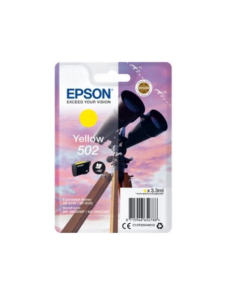 Cartucho tinta epson t02v440 502 amarillo ink