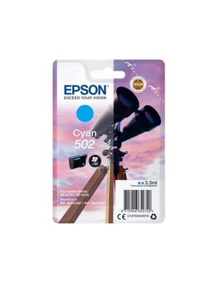 Cartucho tinta epson t02v240 502 cian ink