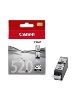 Cartucho tinta canon pgi 520 negro 19ml pixma 3600  4600  4700  mp540  550  560  620  630  6