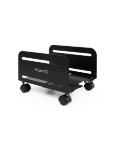 Soporte para cpu de suelo con ruedas tooq umcs0004  b negro