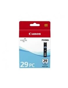 Cartucho tinta canon pgi  29pc photo cian pixma pro 1