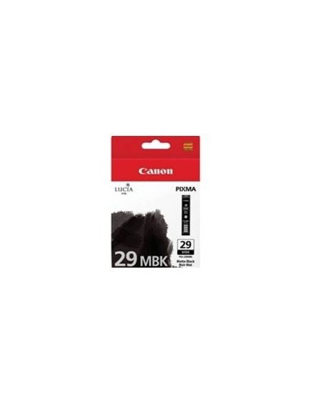 Cartucho tinta canon pgi  29mbk negro mate pixma pro 1