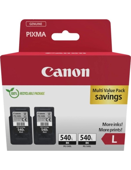 Cartucho tinta canon pg 540l twin negro