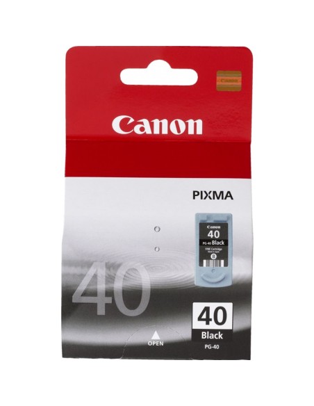 Cartucho tinta canon pg 40 negro 16ml pixma 1600  2200  2600  mp150  170  190  450  pg40